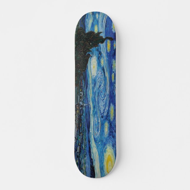 Vincent Van Gogh's The Starry Night Skateboard (Vorne)
