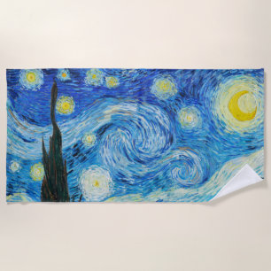 Vincent Van Gogh's The Starry Night Strandtuch