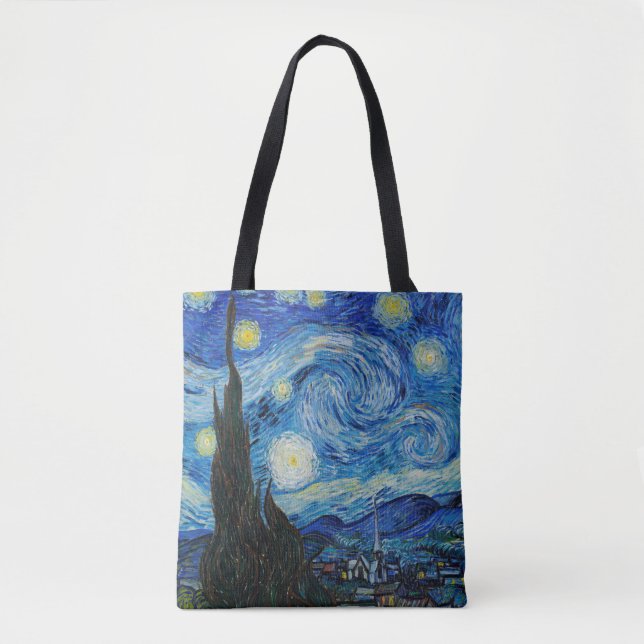 Vincent Van Gogh's The Starry Night Tote Bag Tasche (Vorderseite)