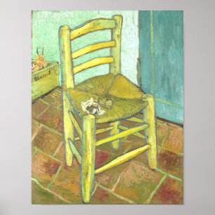 Vincent van Goghs Van Goghs Stuhl (1888) Poster