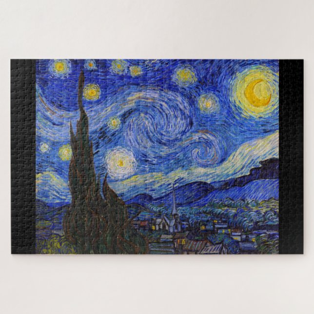 Vincent Willem van Gogh , "Starry Night" (Horizontal)