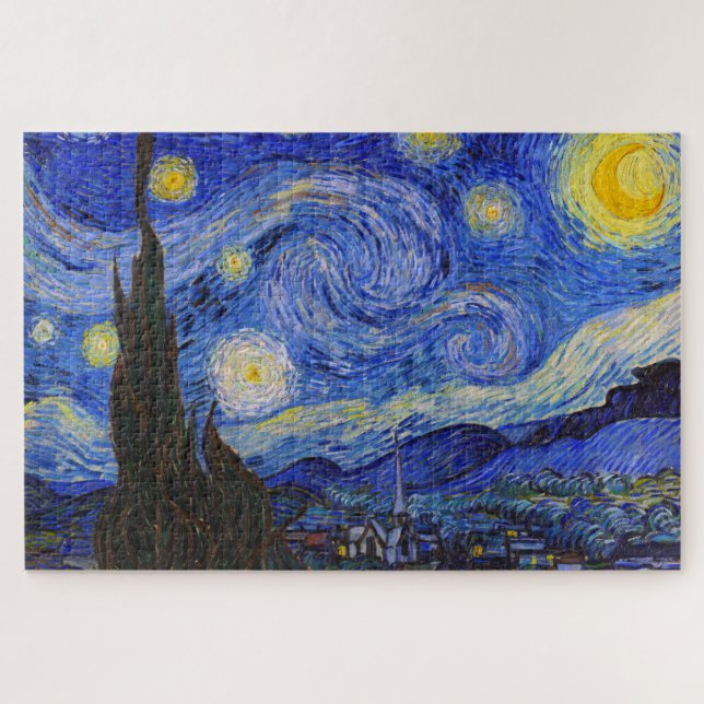 Vincent Willem van Gogh , "Starry Night" (Horizontal)