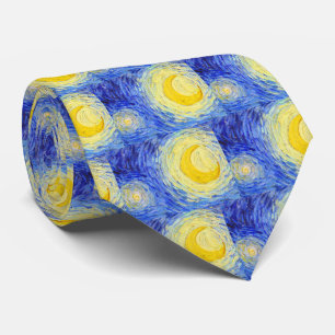 Vincent Willem van Gogh , "Starry Night" Krawatte