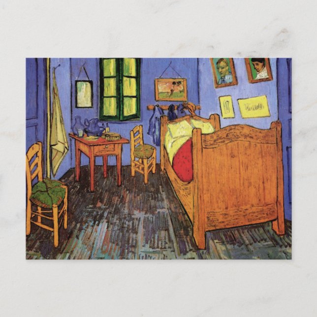 Vincent's Bedroom in Arles by Vincent van Gogh Postkarte (Vorderseite)