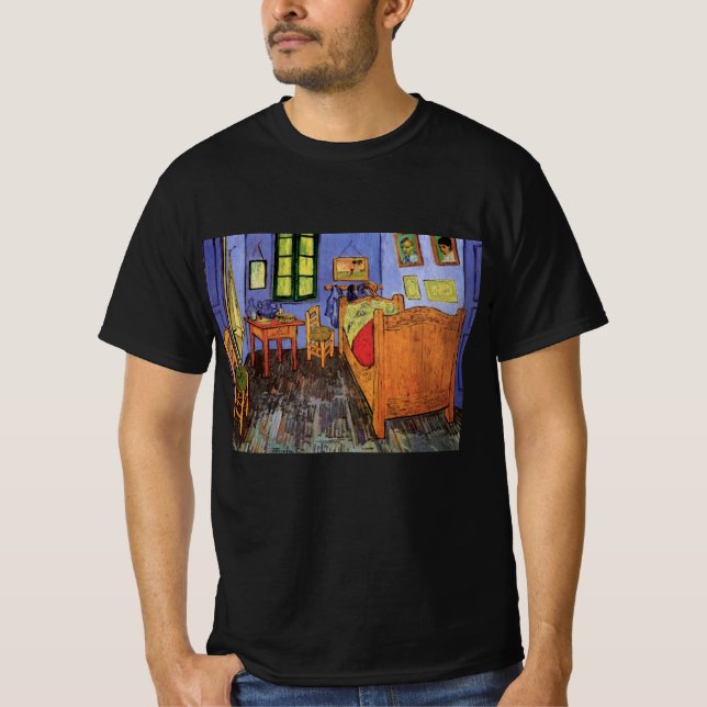 Vincent's Bedroom in Arles von Vincent van Gogh T-Shirt (Vorderseite)