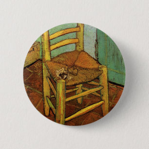 Vincent's Chair mit Seiner Pipe von Vincent van Go Button