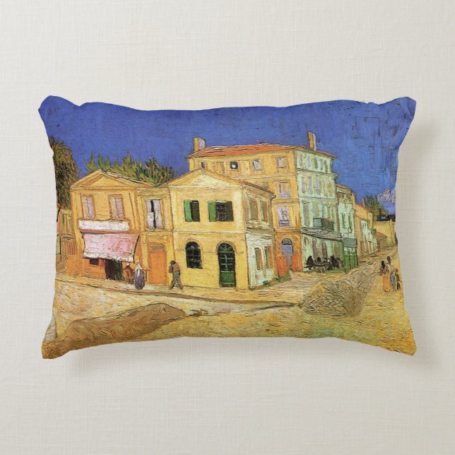 Vincent's House in Arles von Vincent van Gogh Dekokissen (Vorderseite)