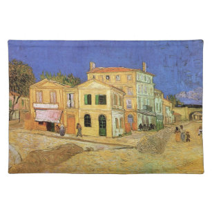 Vincent's House in Arles von Vincent van Gogh Stofftischset