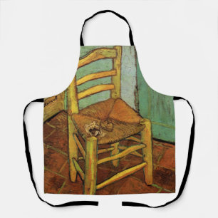 Vincent's Stuhl mit seiner Pfeife von Vincent van  Schürze