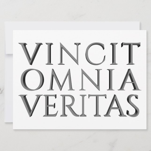 VINCIT OMNIA VERITAS - Licht (Vorderseite)