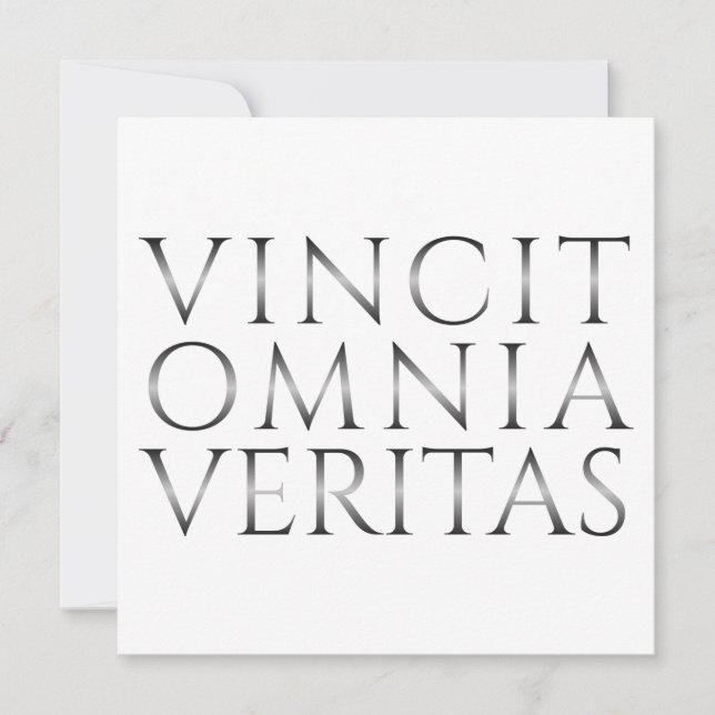 VINCIT OMNIA VERITAS - Licht (Vorderseite)