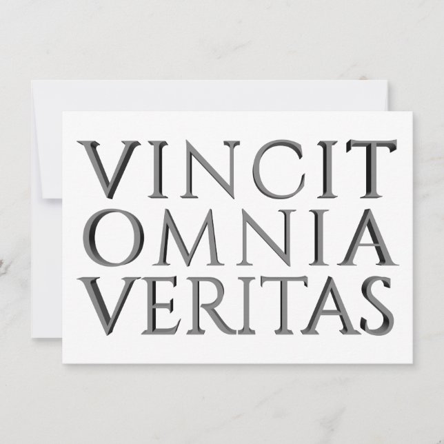 VINCIT OMNIA VERITAS - Licht (Vorderseite)