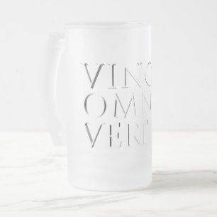 VINCIT OMNIA VERITAS - Mattiertes Leichtgläser MU Mattglas Bierglas