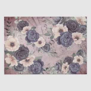 Vinctagemusic und Blume Seidenpapier