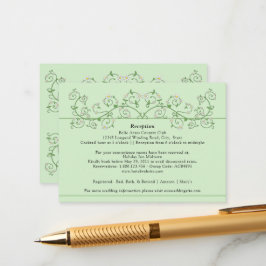 Vine Heart Trellis Minze Green Enclosure Card Begleitkarte