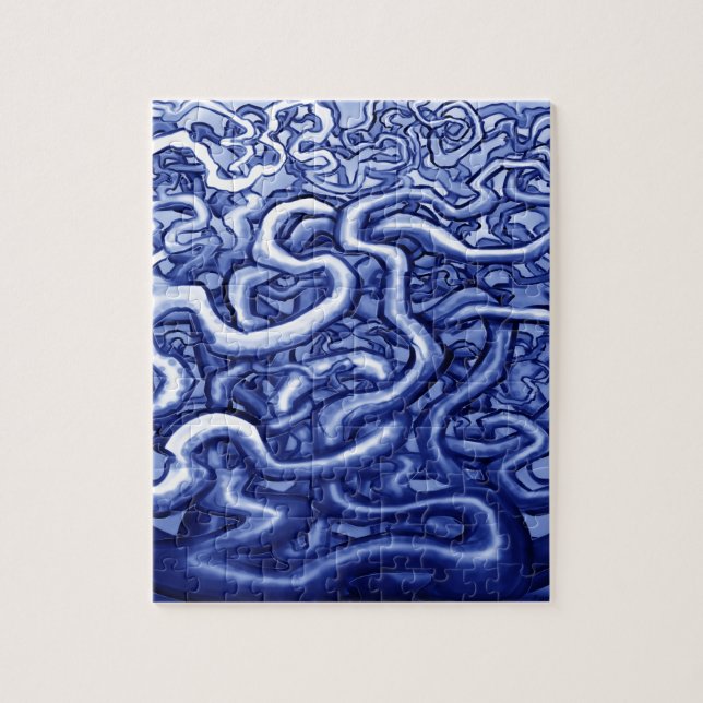 Vines Blue (Vertikal)