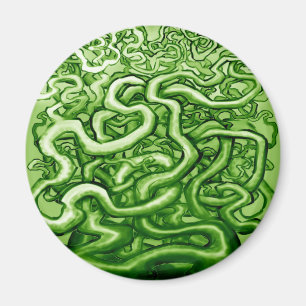 Vines GREEN Magnet