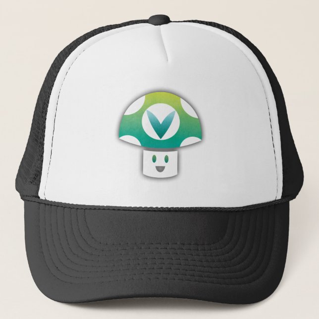 Vinesauce Pilz Truckerkappe (Vorderseite)