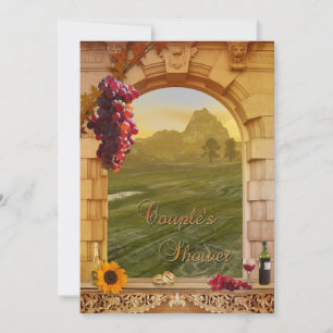 Vineyard Fall Couple's Dusche Einladung