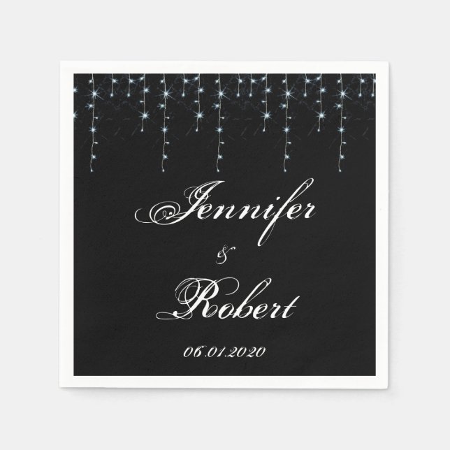 Vineyard Wedding Napkins Serviette (Vorderseite)