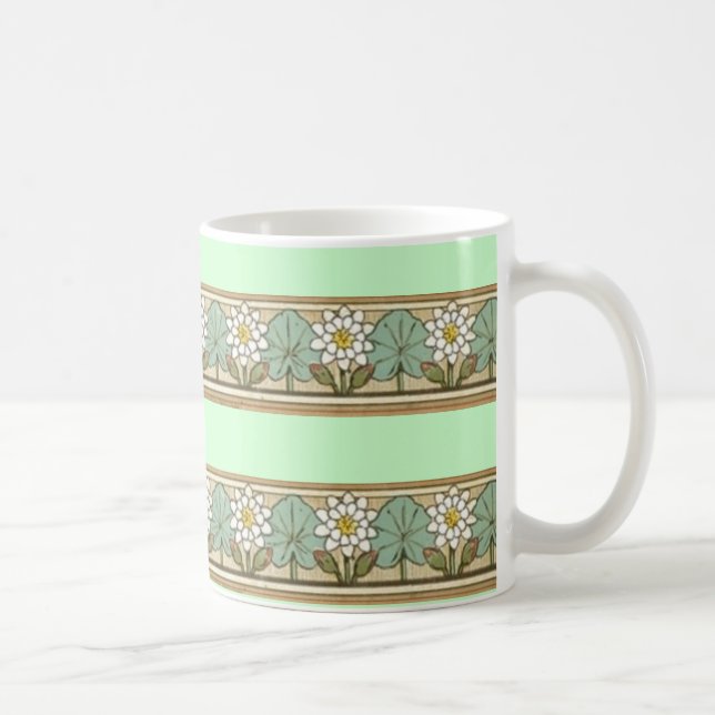 Vingage Gartentasse Kaffeetasse (Rechts)