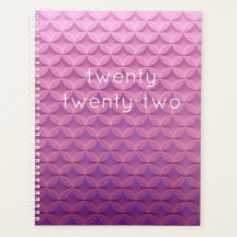 Vingt-deux Motif rose violet moderne