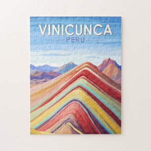 Vinicunca Peru Reisen Vintag