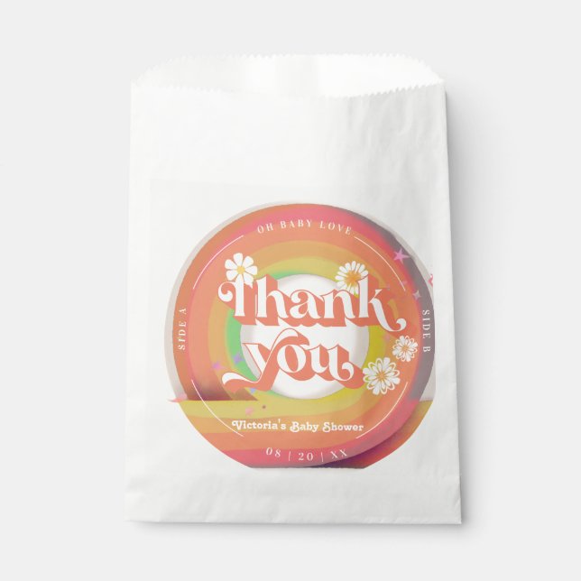 Vinil Grovy Babydusche Geschenktütchen (Vorderseite)