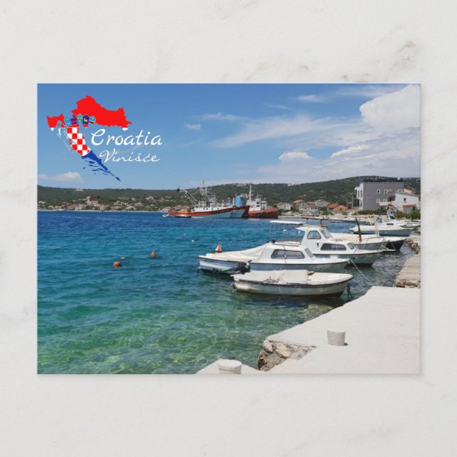 Vinišće, Kroatien | Dalmatien | Adria Postkarte (Vorderseite)