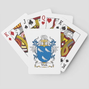 Vink-Familienwappen Spielkarten