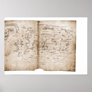 Vinland Karte Poster