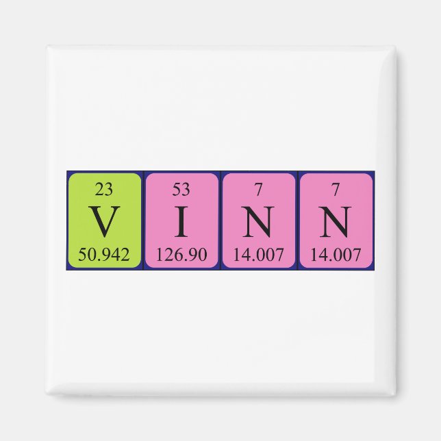Vinn-Periodenmagnet Magnet (Vorne)