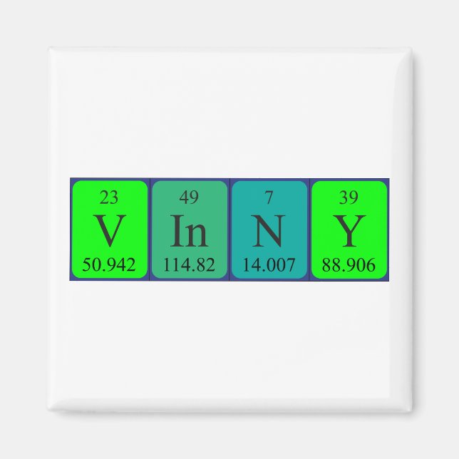 Vinny Periodenmagnet Magnet (Vorne)