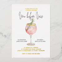 Vino Before Vows Brautparty Bachelorette Gold