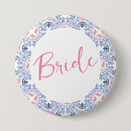 Vino Before Vows Junggeselinnen-Abschied Button