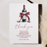 Vino Before Vows Red Wine Flasche Bow Brautparty