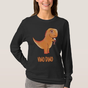 Vino Dino Vinosaur Wein Dino Vinosaurus Wein T-Shirt