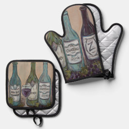 Vino Ofenhandschuh & Topflappen-Set