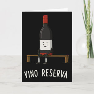 Vino Reserva Lustiger Fußball Ersatzspieler Reserv Karte