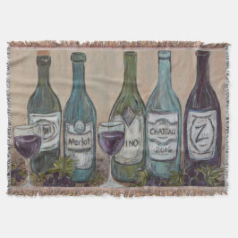 Vino Throw Blanket Decke