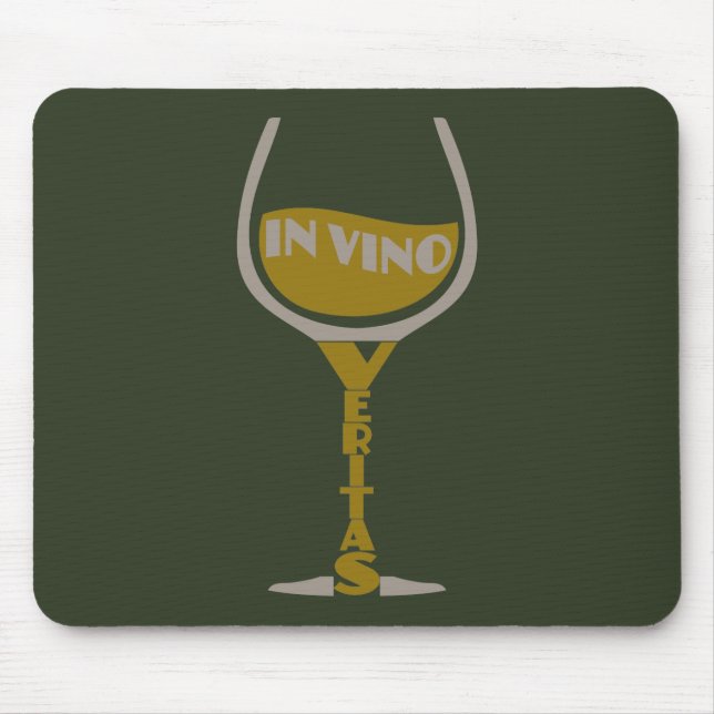 Vino Veritas benutzerdefiniertes Mousepad (Vorne)