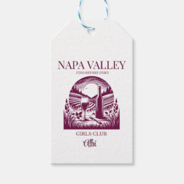 Vino vor dem Gelöbnis Napa Tal Geschenkanhänger
