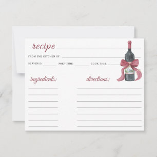 Vino vor den Eheversprechen - Brautparty - Rezept
