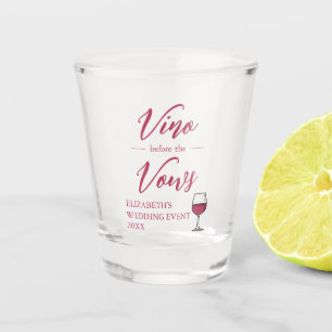 Vino Vor den Vows Brautparty/Bachelorette Schnapsglas