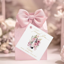 Vino vor Vows Elegantes Brautparty Wasserfarben