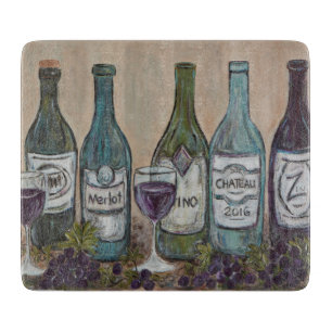 Vino Weinflasche - Schneidebrett