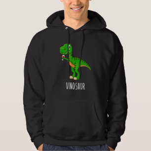 Vinosaur Dinosaurier Rex Weinfest Vino Bridesmai Hoodie