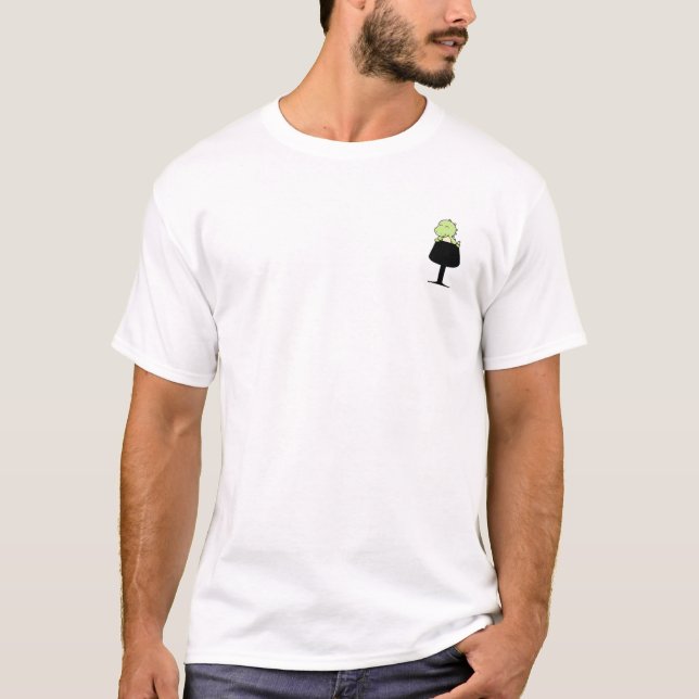 Vinosaur - Vino Dino Dinosaur Rex Weinfest Rück T-Shirt (Vorderseite)