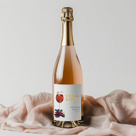 Vinow vor den Gelübden Weinproben Brautparty Weinetikett