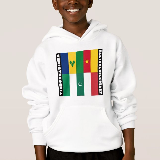 Vinroonadine und Pakistanigerialie Hoodie (Vorderseite)